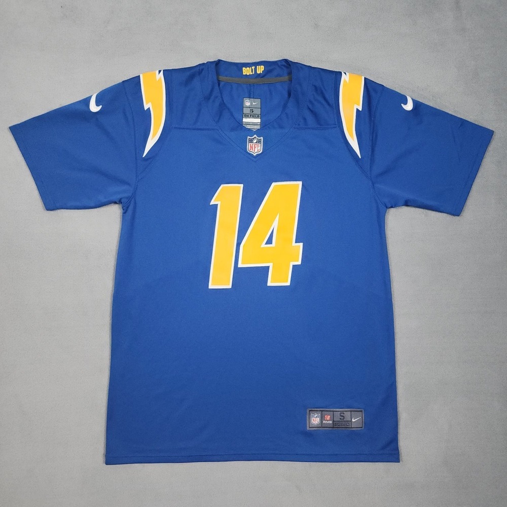 Dan Fouts Los Angeles Chargers Jersey Mens S Nike On Field NFL Blue #14